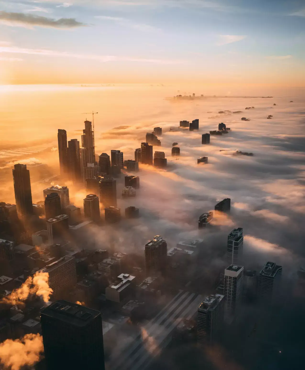 Zachód słońca w Dubaju Zachód słońca w Dubaju